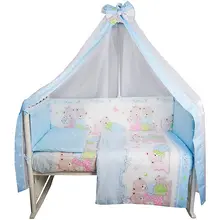 Комплект в кроватку Эдельвейс "Сладких снов", 7 предметов