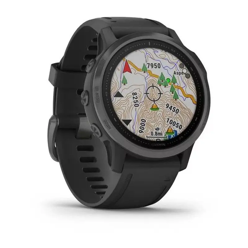 Смарт часы Garmin Fenix 6S Sapphire Carbon Gray GPS (010 02159 25) официальная гарантия 2 года спорт