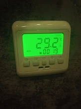 Temperature-Controller Floor-Heating-Room for Weekly Programming-Anti-Jamming White Backlight