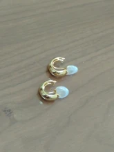 Pendientes de aro con Clip en forma de C para mujer, aretes minimalistas dorados Vintage, bonitos, sin perforaciones, regalo de joyería 2020