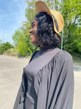 Funmi-mechones de pelo de doble estiramiento con cierre rizado, 100% de 8 pulgadas, extensión de cabello humano brasileño Remy 1B 27 30 Borgoña