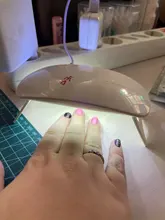XZMUV-minisecador de uñas portátil, lámpara de manicura de 6 LED UV, Cable USB, para uso doméstico, 6W