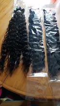 Pelo Rizado mechones extensiones de cabello sintético Rubio dos Tono de Color extensiones de pelo ondulado mechones 3 paquete/100g para las mujeres envío gratis