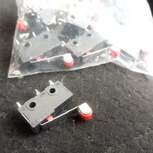 Mini Interruptor de Límite Micro palanca con rodillo de bisagra, 10 Uds.