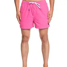 Шорты для плавания мужские короткие Quiksilver-Повседневный 1" розовый