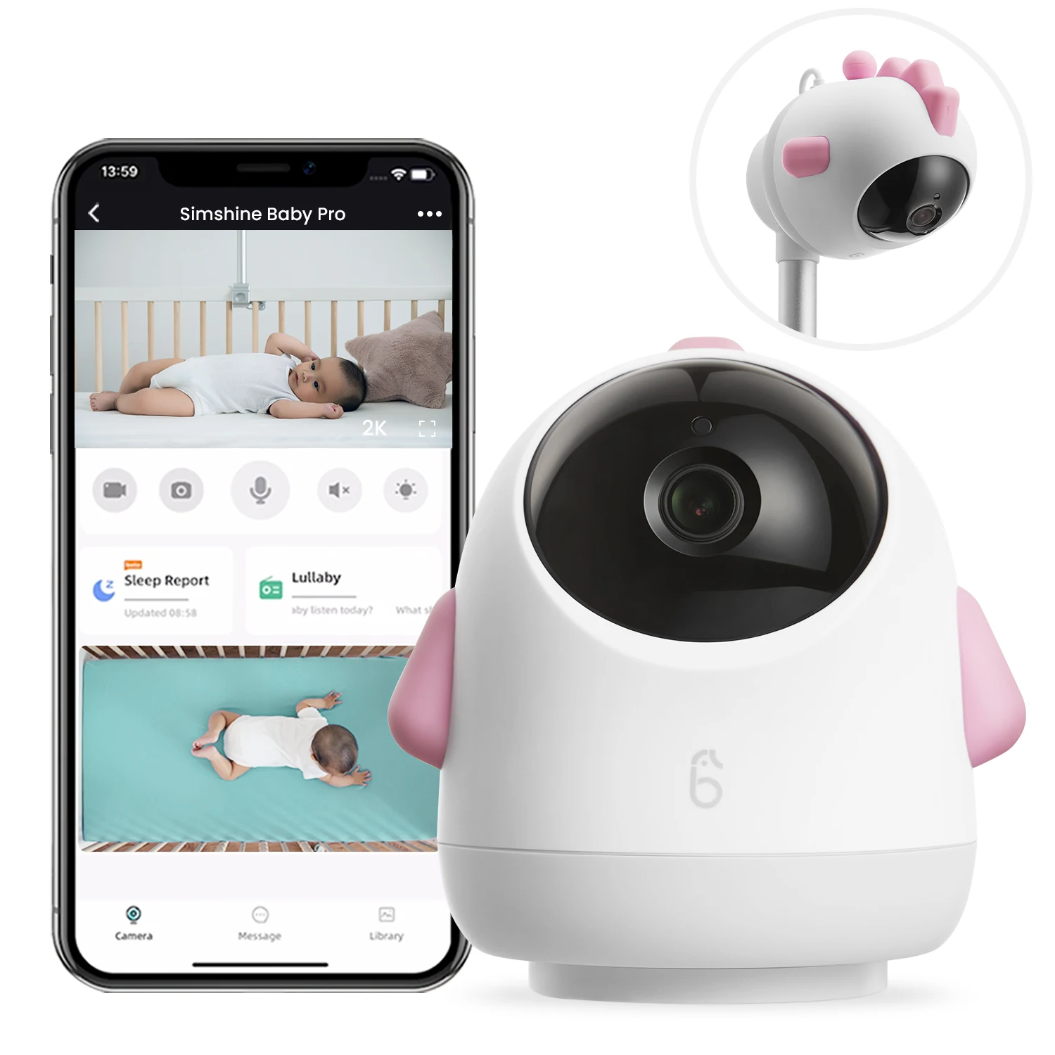 『Video Surveillance!!!』- Security Indoor Camera 5G Motion Detection
Baby Monitor 2k Smart Surveillance WiFi Camera for Home Security IR
Night Vision