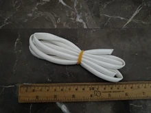 Tubo de fibra de vidrio trenzado de alta temperatura, 1M, 1-25mm de diámetro, 600 Deg, aislamiento de tubería de fibra química suave