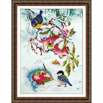 

B1477 set for embroidery with beads 'Apples for sinichka '28x38 cm