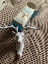 Wall-Hanging-Hook Horns Hanger-Rack Deer-Head Wall-Decoration Key-Deer Vintage Antlers