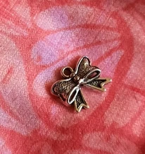 50 piezas encantos Bowknot Bow 11x10mm antiguo bronce plata Color colgantes DIY collar hacer hallazgos joyería tibetana hecha a mano