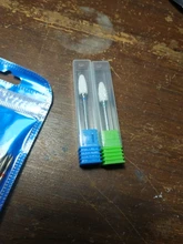 1 Uds cono de cerámica cortador de uñas taladro mm broca para fresa para manicura Burr poco de cutícula eliminar archivos de uñas de Gel polaco herramientas