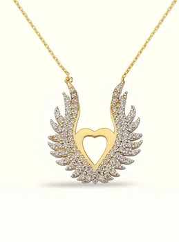 

Angel Wing Gold Necklace 02-336-K1262A