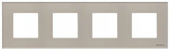 

ABB Nie Zenit glass spray champagne frame 4th 2 + 2 + 2 + 2 mod 2cla227400n3901