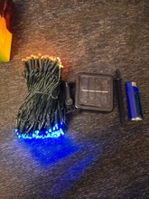 Solar String Lamps For Garden Waterproof Outdoor Lighting 5M 7M 12M 22M 6V Christmas