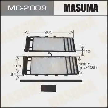 Фильтр салона \ Nissan Micra/Note, Renault Modus 1.0-1.6 03 MASU