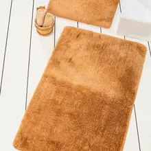 Коврики для ванной нескользящие Противоскользящие коврики Нескользящие противоскользящие цвета бежевый 2'Li набор 60X100 см-50X60 см