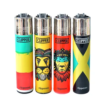 

Clipper Lighter (4-PCS-CLIPPER CIGARETTE LIGHTERS REFILLABLE BUTANE GAS.
