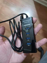 Usb-3.0 HUB Usb-Splitter Laptop Adapter Multi High-Speed Expander Led-Indicator 4-Ports