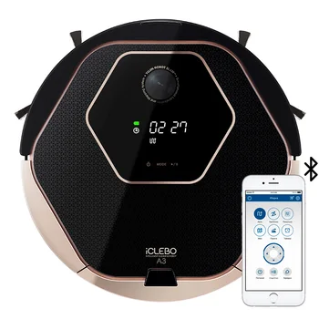 

Robot vacuum cleaner Yujin Robot Iclebo A3 ycr-m08-30 controlled with smart phone by Bluetooth