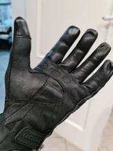 Guantes de motocicleta unisex de cuero y carbón para invierno, guantes de moto para hombre y mujer, para motocross, ATV