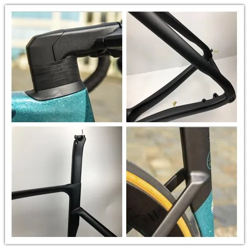 

Carbon disc road frame aerodynamic VEN gecarbon frame Thru AXle Bicycle front 100*12mm rear 142*12mm with 700C disc brake wheels