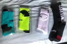 Calcetines de deporte transpirables para hombre y mujer, medias profesionales de marca, para exteriores, para ciclismo y bicicleta, para correr