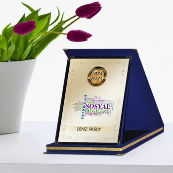 

Personalized The Year 'S Best Social Studies Teacher Navy Blue Plaque Award-1