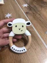 Baby Teething-Toys Rabbit-Ring Free-Accessories Wooden Animal Lets-Make Bpa-Free Food-Grade