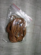 1,0/1,5/2/2.5/3/4/5mm 4 colores cuero de vaca genuino redondo Tanga cordón DIY pulsera cuerda para hacer joyas