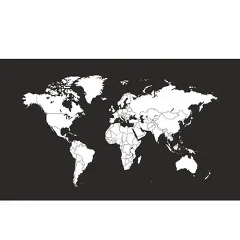 

Luminous world map Lumi-Zumi Black