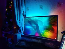 Backlight Computer Pc-Screen Ambient Ws2812b Led Desktop Full-Kit DIY Rgb Usb Easy 1M