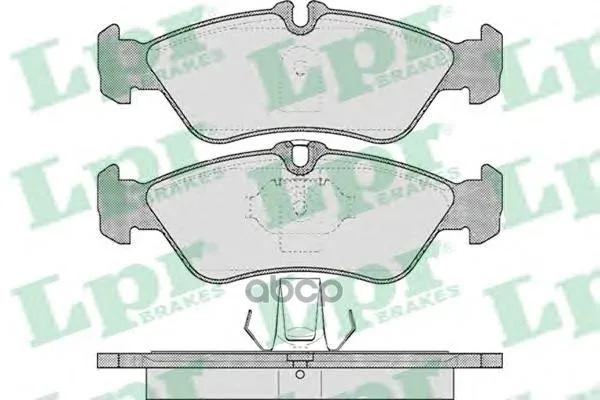 Колодки Тормозные Mercedes W460/W463/Sprinter(901-904)/Vw Lt 9707 Задние Lpr 05p610 Lpr арт. 05P610