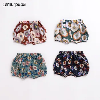 

Baby Clothes Toddler Girl Ruffle PP Pants Floral Panty Soft Diaper Nappy Cover Panties Cute Short Outfit Pants diaper cover