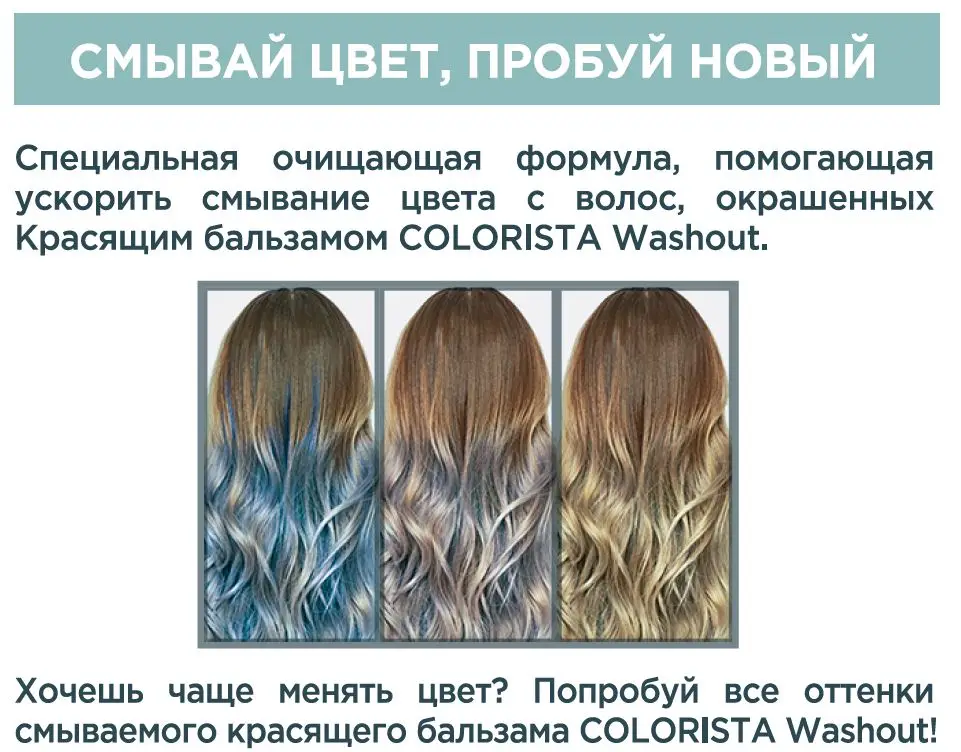 L'Oreal Paris Шампунь для волос "Colorista Fader", ускоряющий смывание цвета, 200 мл