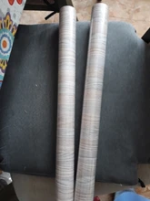 PVC Wallpaper Sticker Decoration Wood Self-Adhesive Vinyl Waterproof Desktop Gray Easy-To-Clean