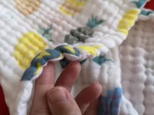 Manta de muselina de 6 capas para bebé, ropa de cama personalizada para recién nacido