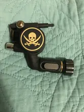 Máquina de tatuaje de Calavera, máquina giratoria para tatuajes, delineador y sombreador eléctrico, arte corporal, 1 pieza