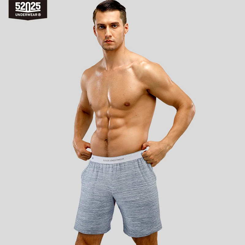 52025 Pajama Pants Sleep Shorts Men Pyjama Shorts Cotton Modal Breathable Pants with Pockets Comfortable Shorts Sleepwear men's loungewear sets Men's Sleep & Lounge