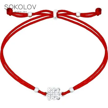 

Bracelet with silver SOKOLOV fashion jewelry 925 women's male