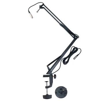 

Dd077 microphone stand desktop, with cable, Soundking