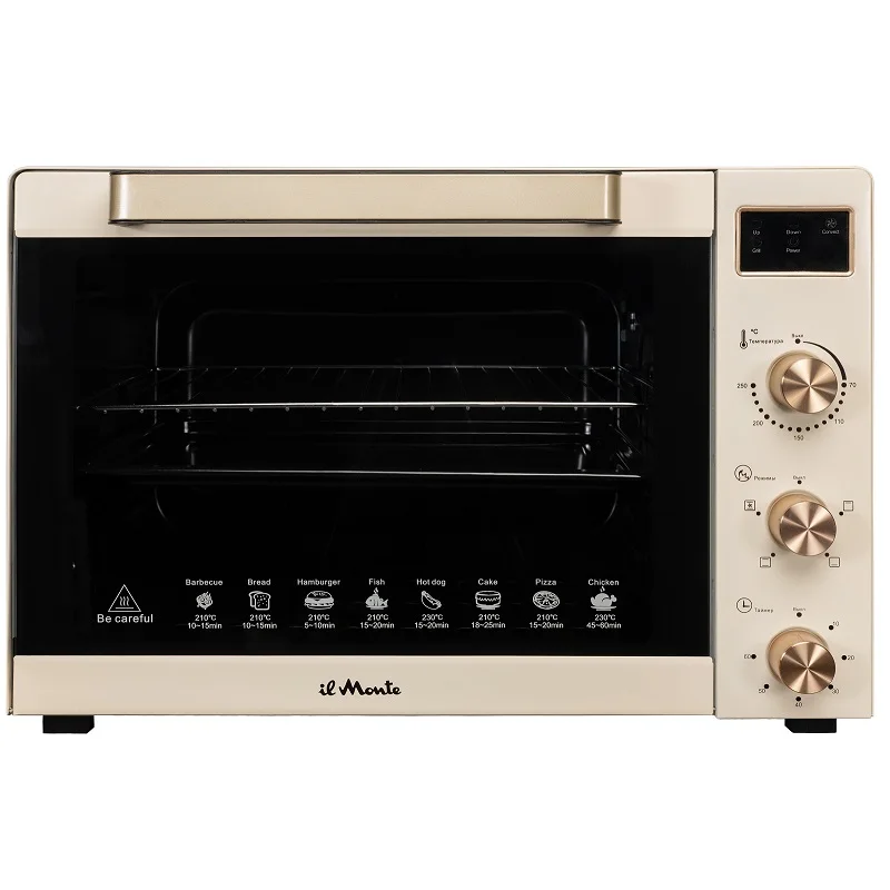 Electric mini oven 60L 2000 W convection display independent resistances |