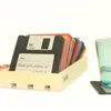 6pcs Floppy Disk Cup Mat Coasters Drink Coasters Home Decor Bar Accessory SET Heat-insulated Cup Mats Drinks Holder Home Decor ► Photo 3/6