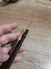 EZONE-pinceles de escritura chinos tradicionales, nubes blancas, pelo de lobo de bambú, para caligrafía, práctica de pintura