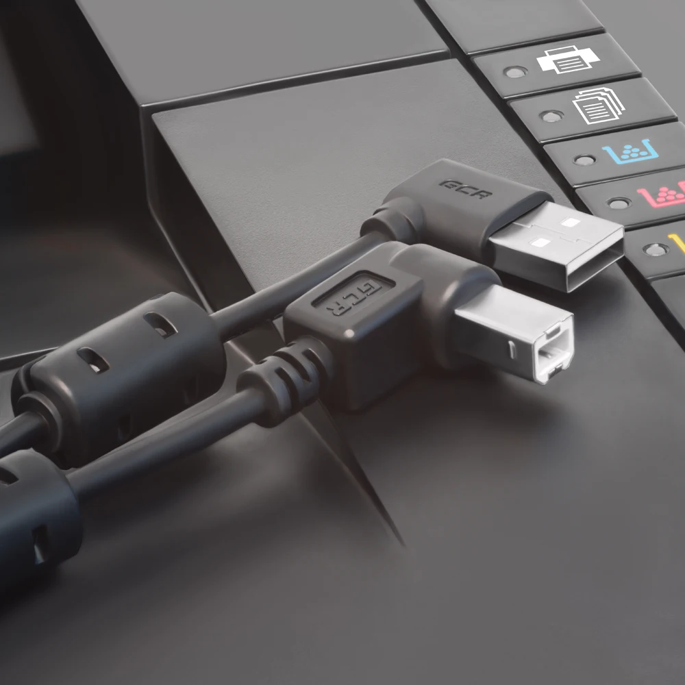 GCR кабель USB соединительный интерфейсный для быстрой передачи данных, подключения принтера камеры сканера МФУ оргтехники шнур