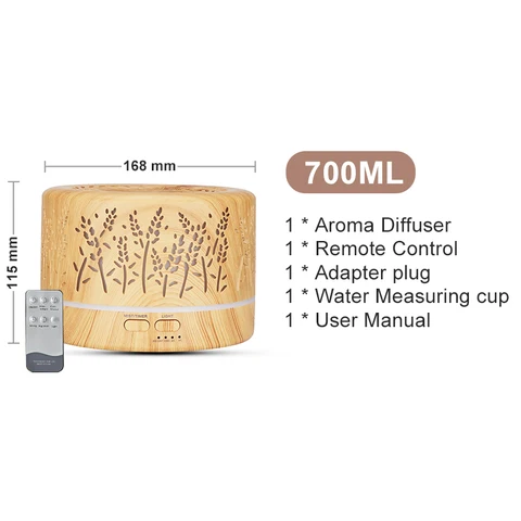 Ultrasonic USB Air Humidifier Aroma Diffusor Humidificador Essential Oils Remote Control Office Home Mist Difusor Purifier