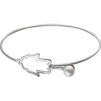 

Esthete bracelet with 1 silver pearls