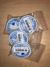 Línea elástica de estiramiento fuerte de cristal, cordón de hilo para cuentas, collar, pulsera, accesorios para fabricación de joyas