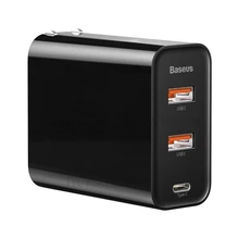Сетевое зарядное устройство Baseus PPS three output quick charger 60W CN CCFS-F01(Черный