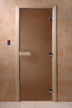 

Door for sauna bronze