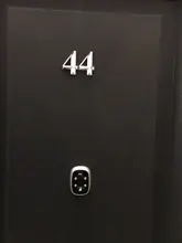 Cartel de número de puerta, autoadhesivo, 3D, 5cm/7cm, para apartamento, Hotel, oficina, dirección, calle, pegatinas, señal de placa